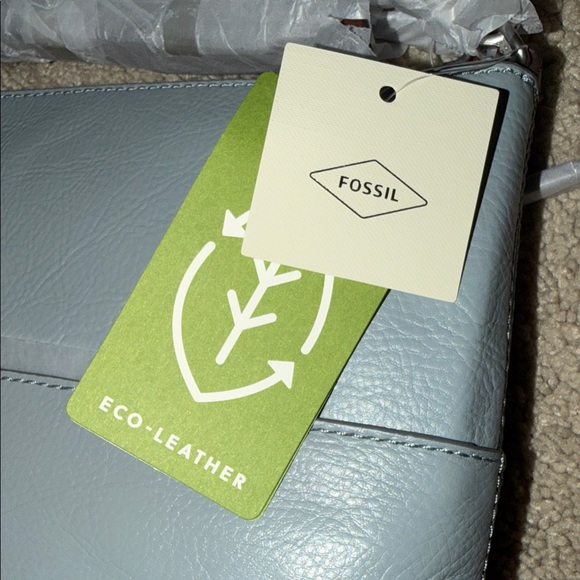 Fossil Fiona LG Crossbody in Smokey Blue NWT - Picture 7 of 8